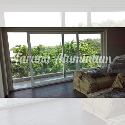 Modern balcony sliding door design offering space-saving, stylish access for homes and apartments.